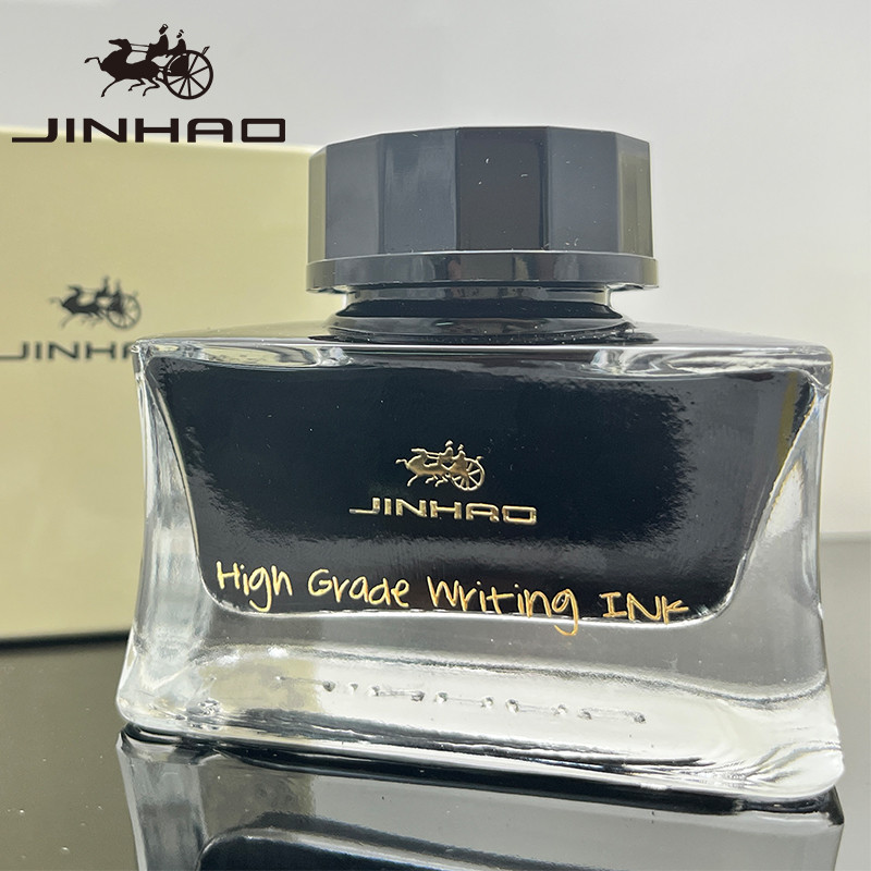 

Jinhao Premium 50ml Fountain Pen Ink - Smooth Black/Blue/Blue Black Calligraphy Ink - Ideal for Writing and