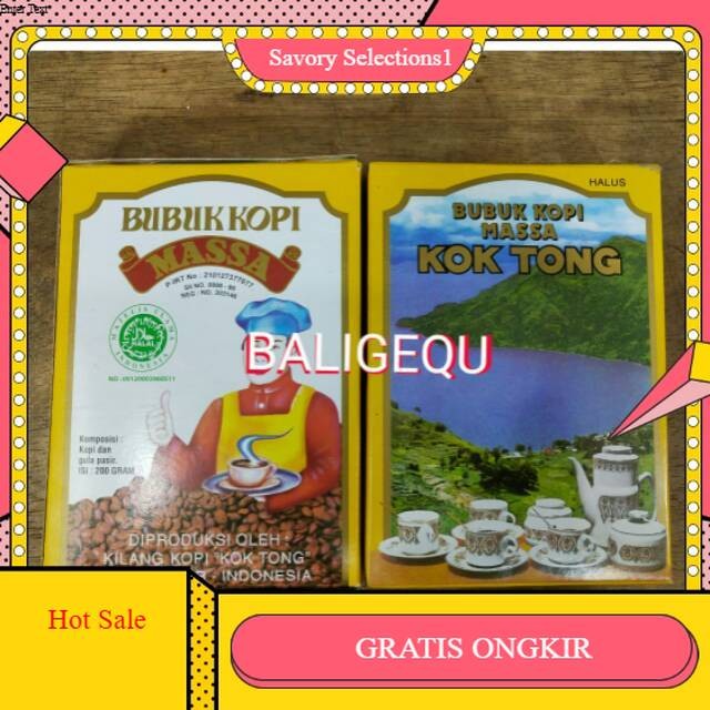 

【SAVORY】DISKON!! Kopi KOK TONG Koktong Bubuk Halus