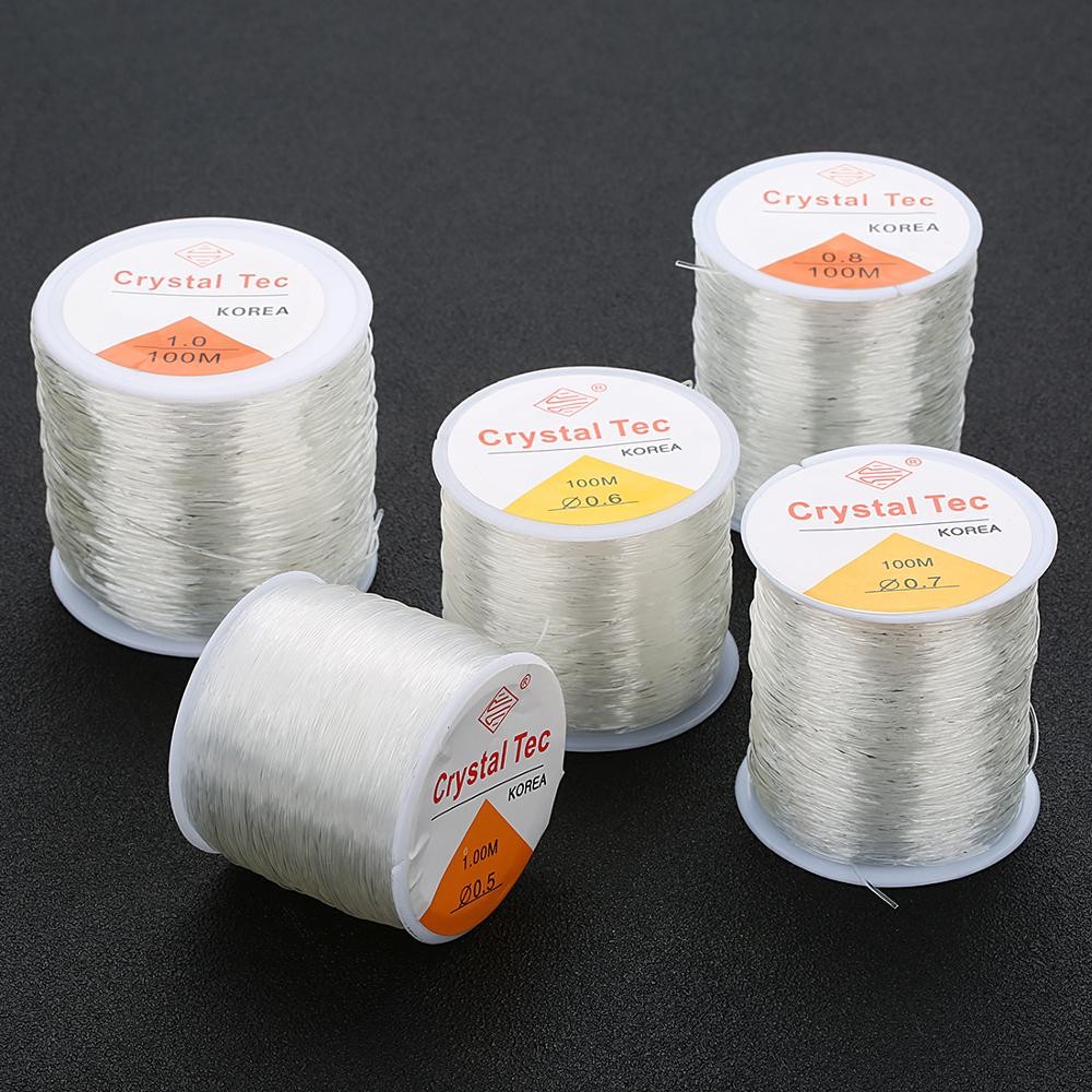 

Louleur Plastic Crystal DIY Beading Stretch Cords Elastic Line Jewelry Making Supply Wire String jeweleri thread String Thread