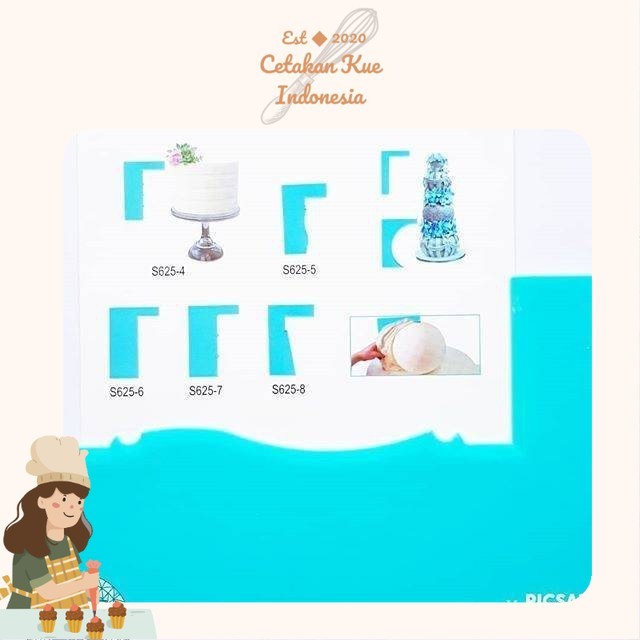 

{CKI} Scraper Untuk Meratakan Butter Cream A