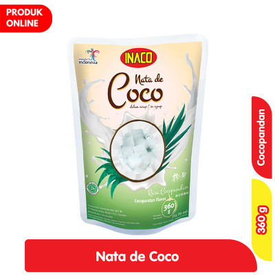 

New Item (S) INACO NATA DE COCO PANDAN POUCH 360g