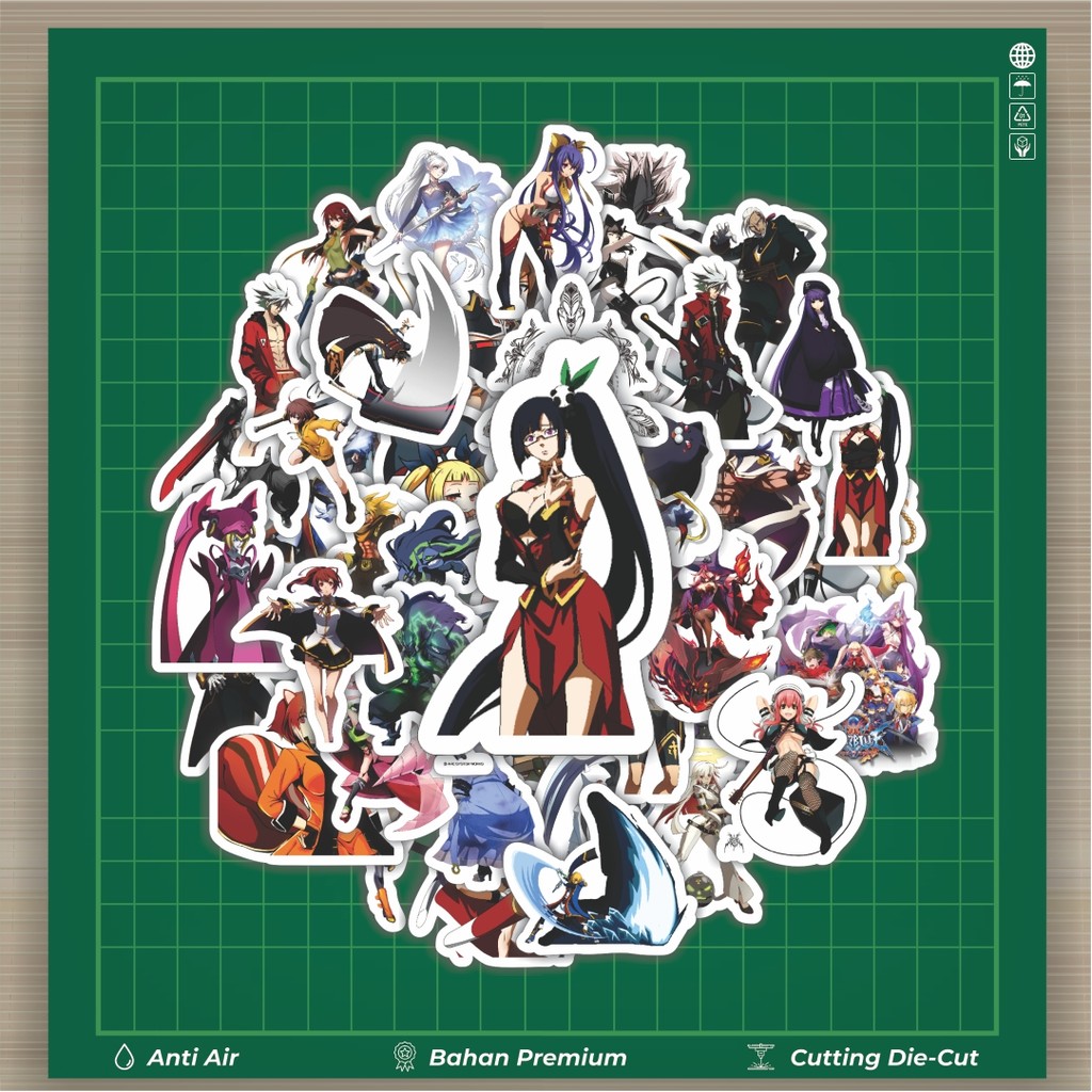 

HOT 50 PCS STIKER Stiker Game Series Blaz Blue Karakter Mix 2 Stiker Fashion Cars Decal Dingin Kartu Album Custom Vinyl Anti Air- Sticker Aesthetic Buku Journal Koper Casing HP Tablet Laptop Helm Motor Botol Minum