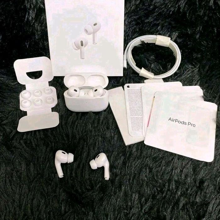 Terbaru AirPods Pro 2ND Generation Active Noise Cancellation (ANC100%) Wireless Charging Compatible 