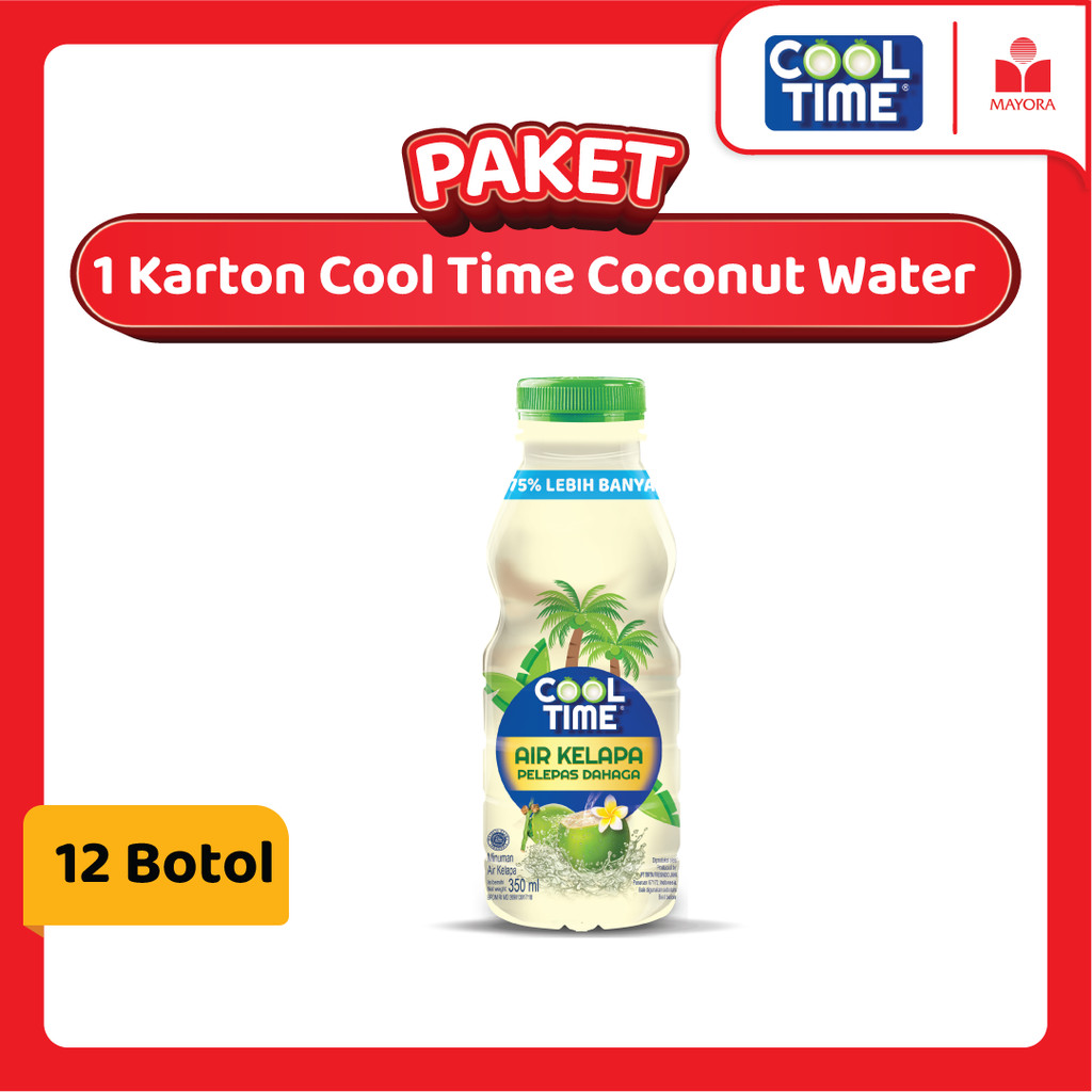 

Paket 1 Karton Botol Cool Time Coconut Water