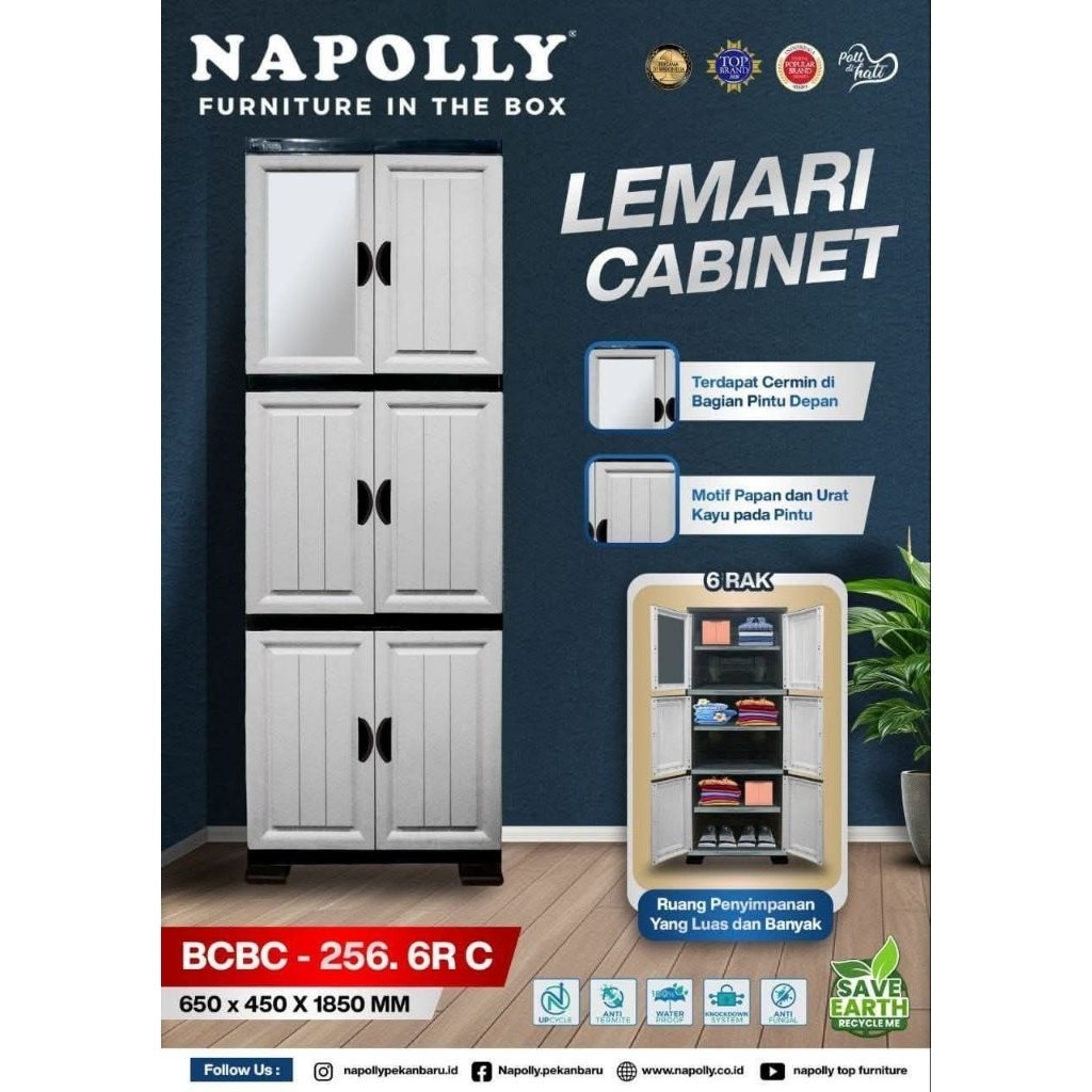 Napolly - Lemari Napolly BCBC 256 6R C