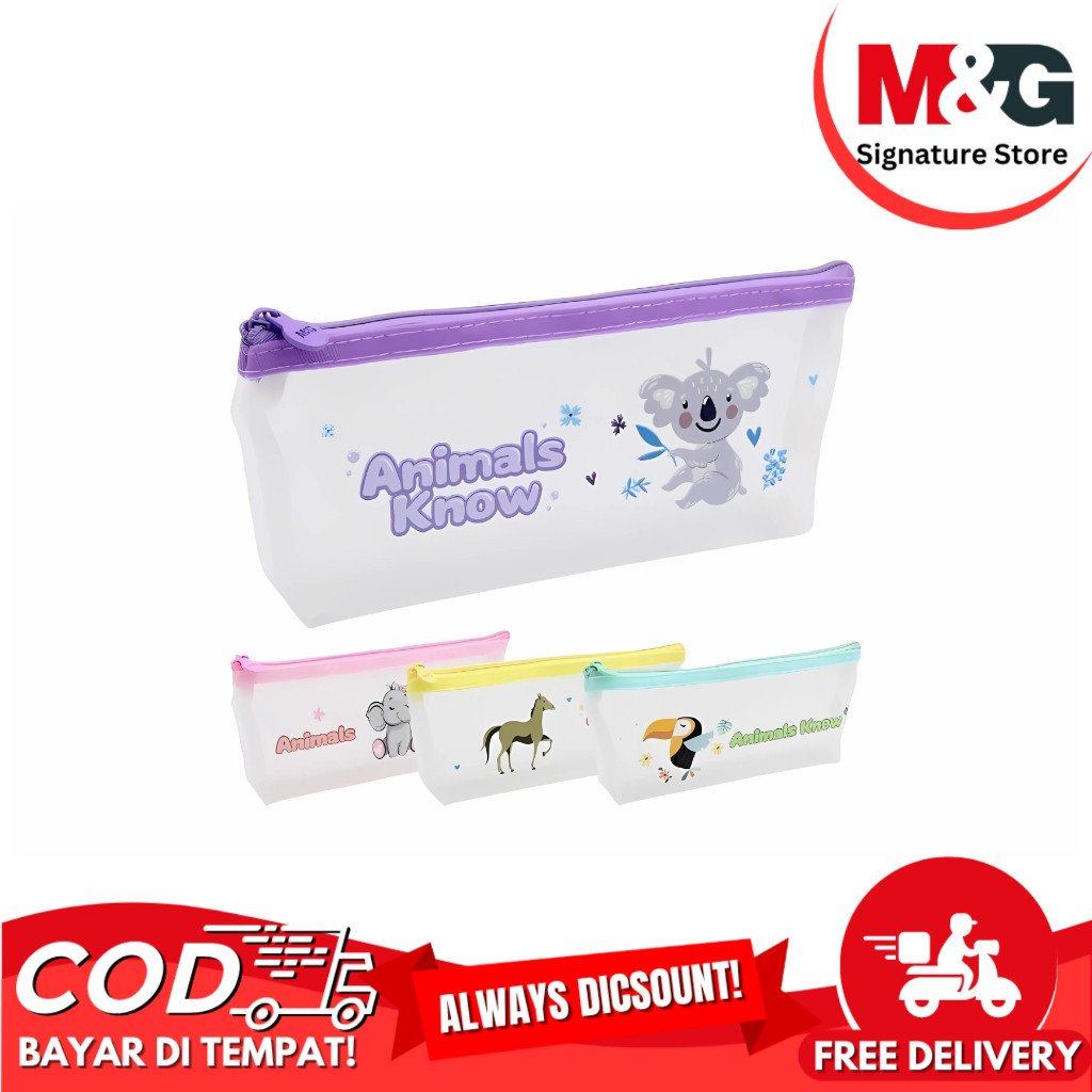 

Tempat Pensil M&G APB932CD Pencase Alat Tulis Sekolah Karakter Hewan- SHAGB