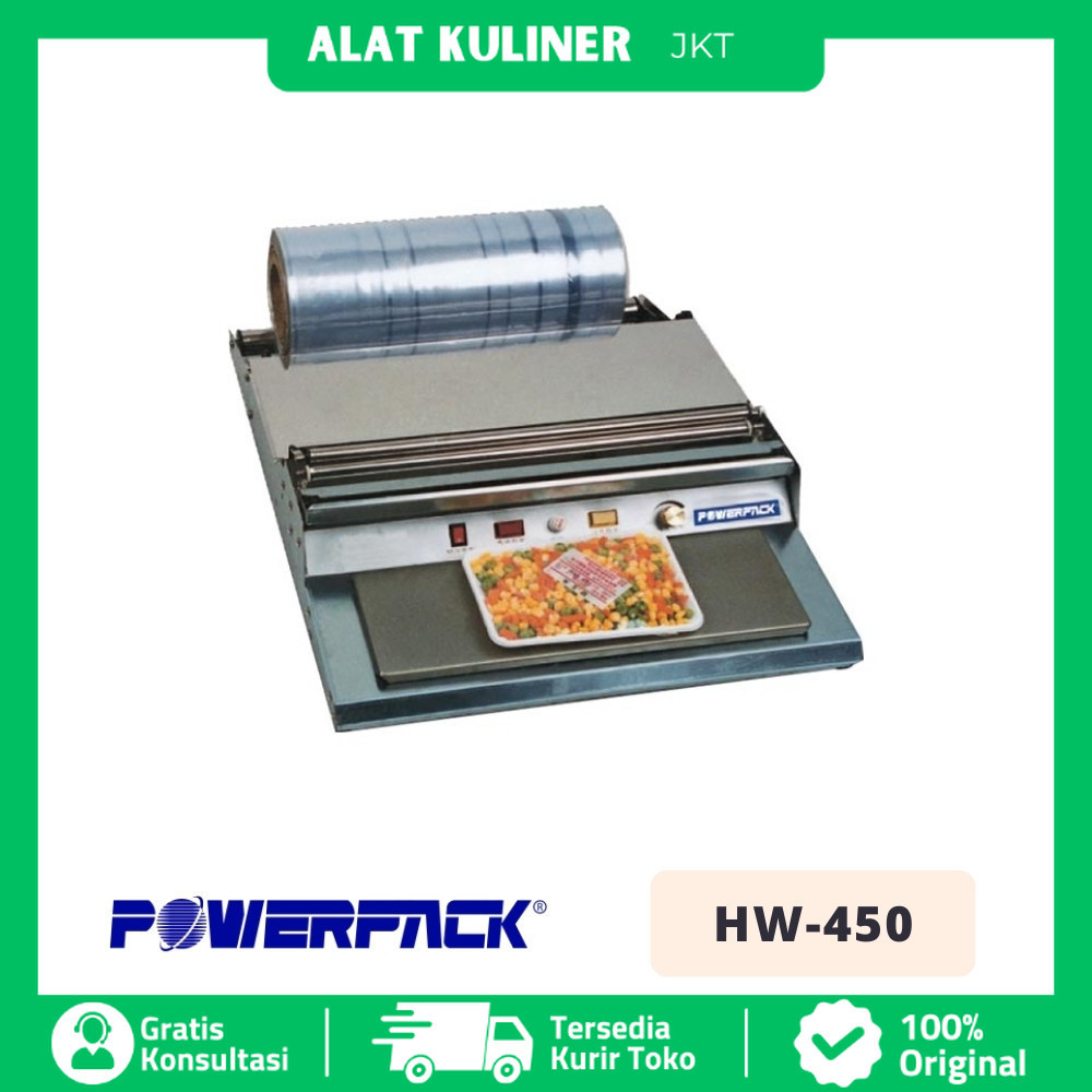 POWERPACK HW-450 HW 450 Mesin Pembungkus Plastik Hand Wrapping Original