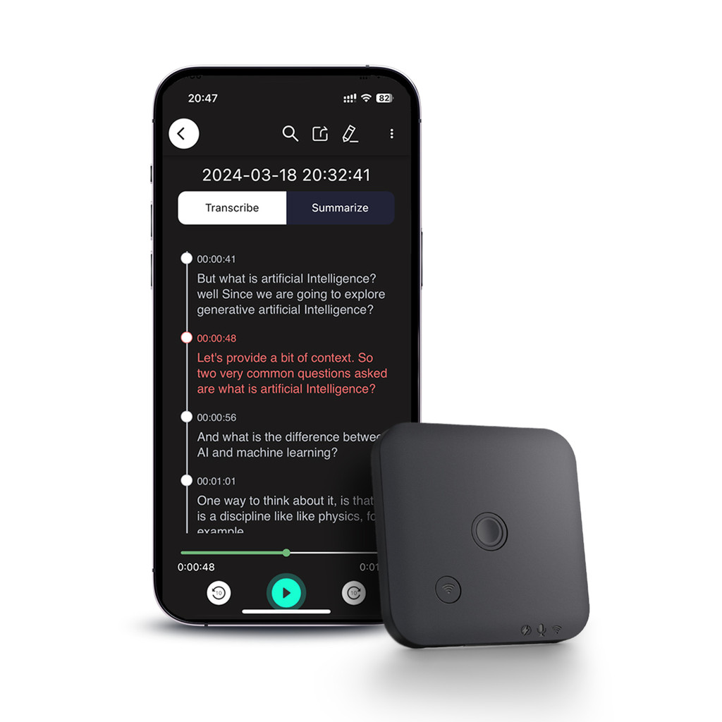 AI-Powered Voice Recorder and Call Recorder with Speech-to-Text & Summarization, Supports 100 Langua