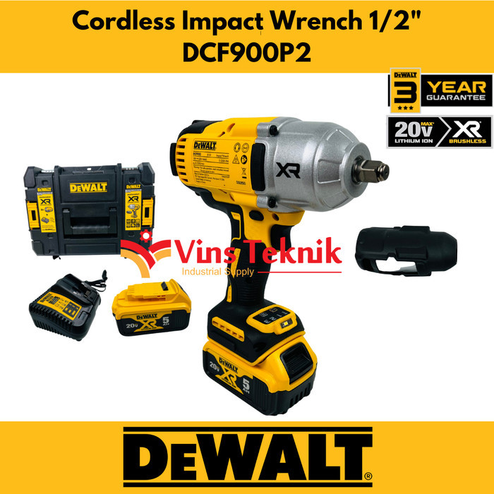 

IMPACT WRENCH DCF900 DEWALT DCF900P2 MESIN PEMBUKA BAUT
