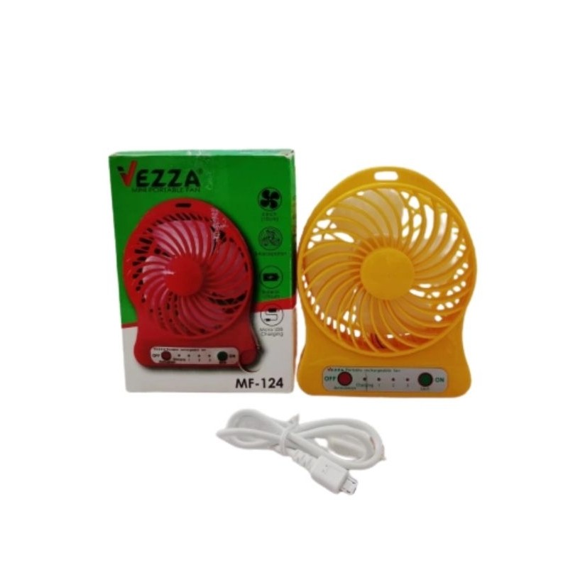 Kipas Angin Mini Vezza MF 124 Mini Fan 4 Inch