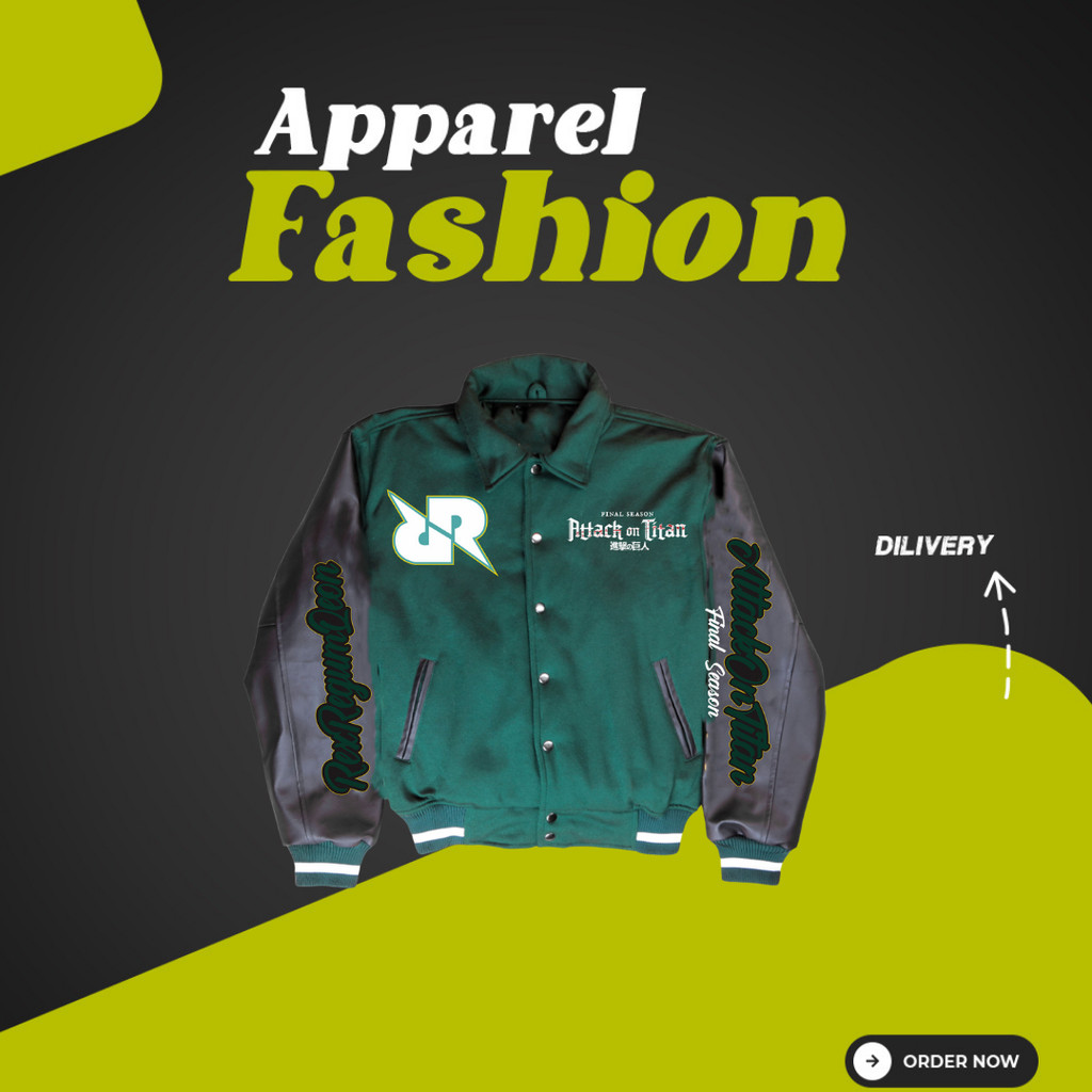 JAKET VARSITY REX REGUM QEON ESPORT ONIC ALTER EGO EVOS BIGETRON ECHO AP BREN S M L XL XXL XXXL XXXX