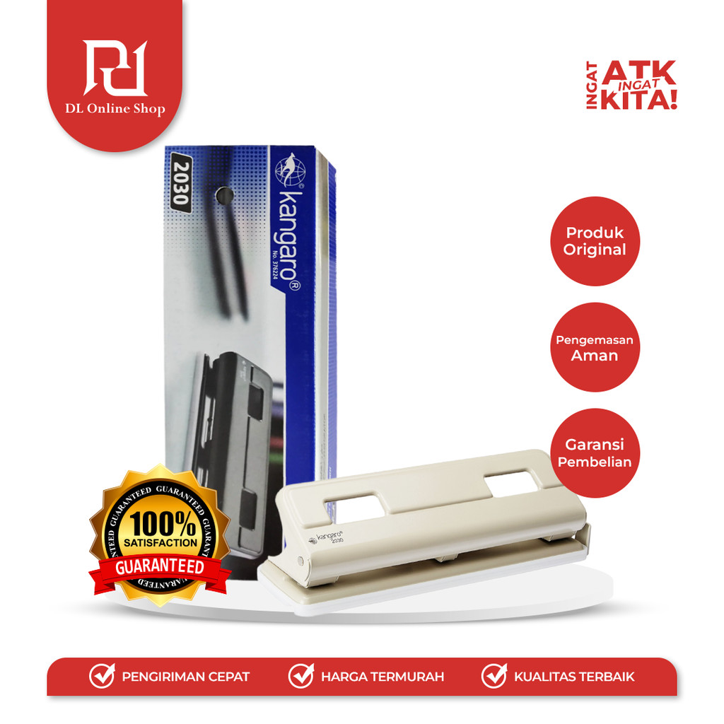 

KANGARO PEMBOLONG KERTAS 3 LUBANG/ HEAVY DUTY 3 HOLE PUNCH 2030 (1PC)
