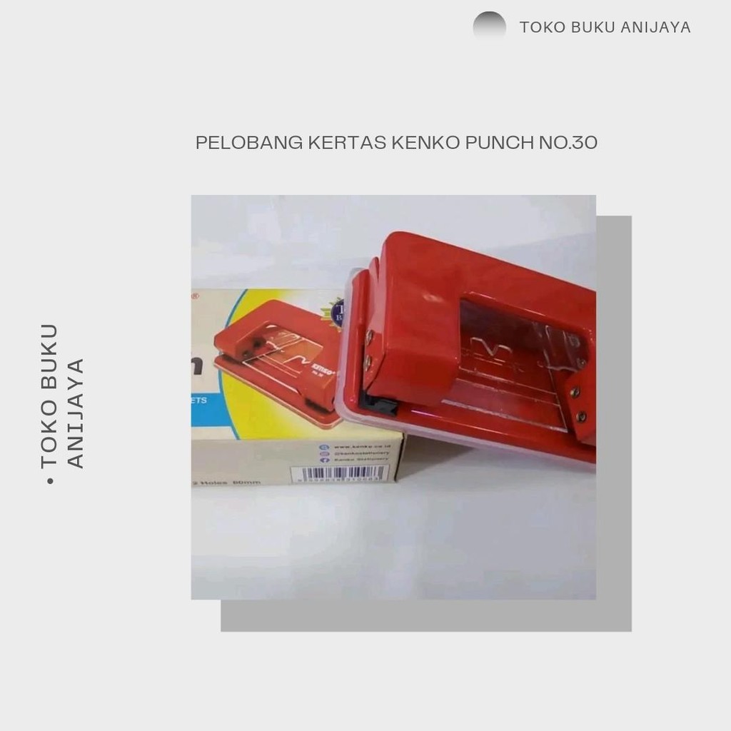 

PEMBOLONG KERTAS KENKO PUNCH NO.30 (PER PCS)