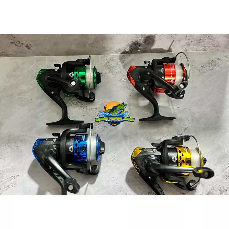 bestpromo reel pancing murah spool plastik + benang