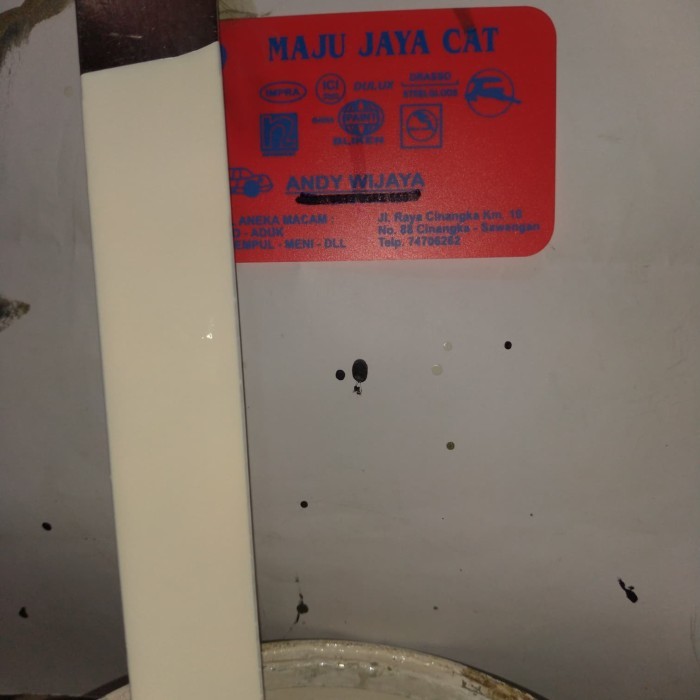 cat / cet mobil Toyota Fortuner Inova Sienta Altis putih 040 PU ALESCO