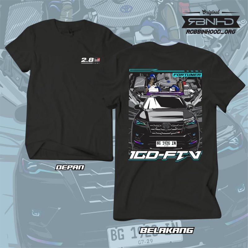Kaos 1GDFTV Fortuner GR Sport