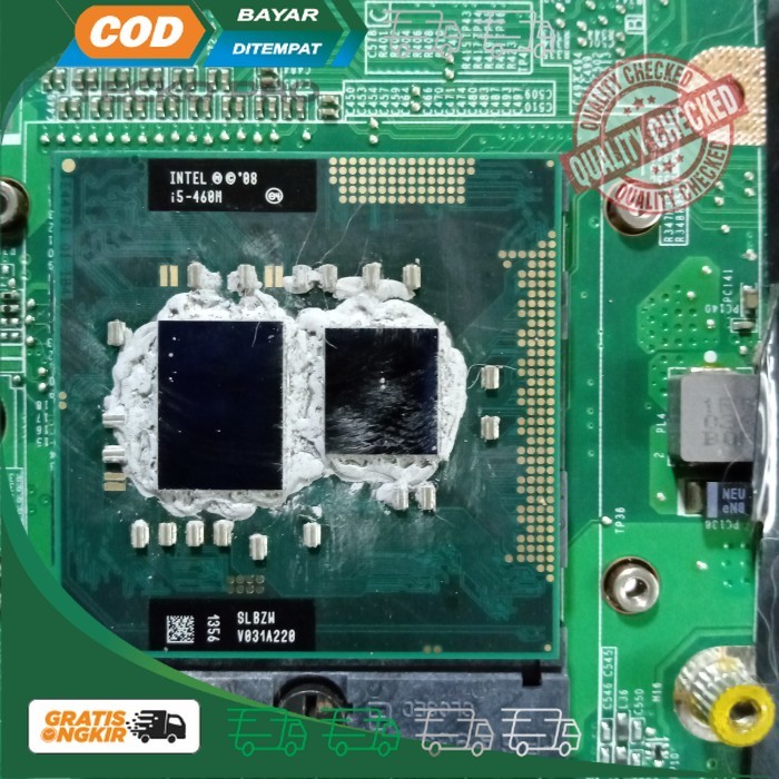 CPU Processor Laptop Intel Core i5-460M SLBZW @2.53GHz