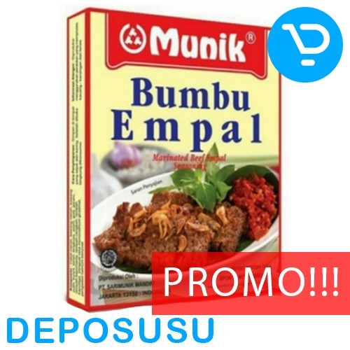 

✨TERLARIS -MUNIK Bumbu EMPAL 110g | Marinated Beef Empal Seasoning - EXP 15/8/2024