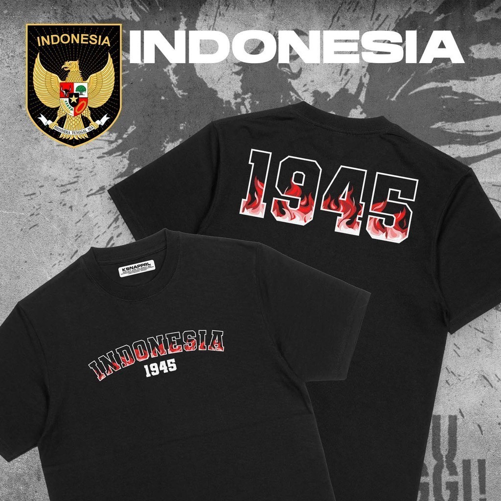 Toko Kaos Combed - Kaos Indonesia Supporter "Fire Indonesia" -  Garuda Muda Indonesia  Timnas Indone