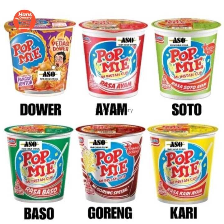 

Hans Pop Mie mini 40 gram / 77 gram Paket Ekonomis
