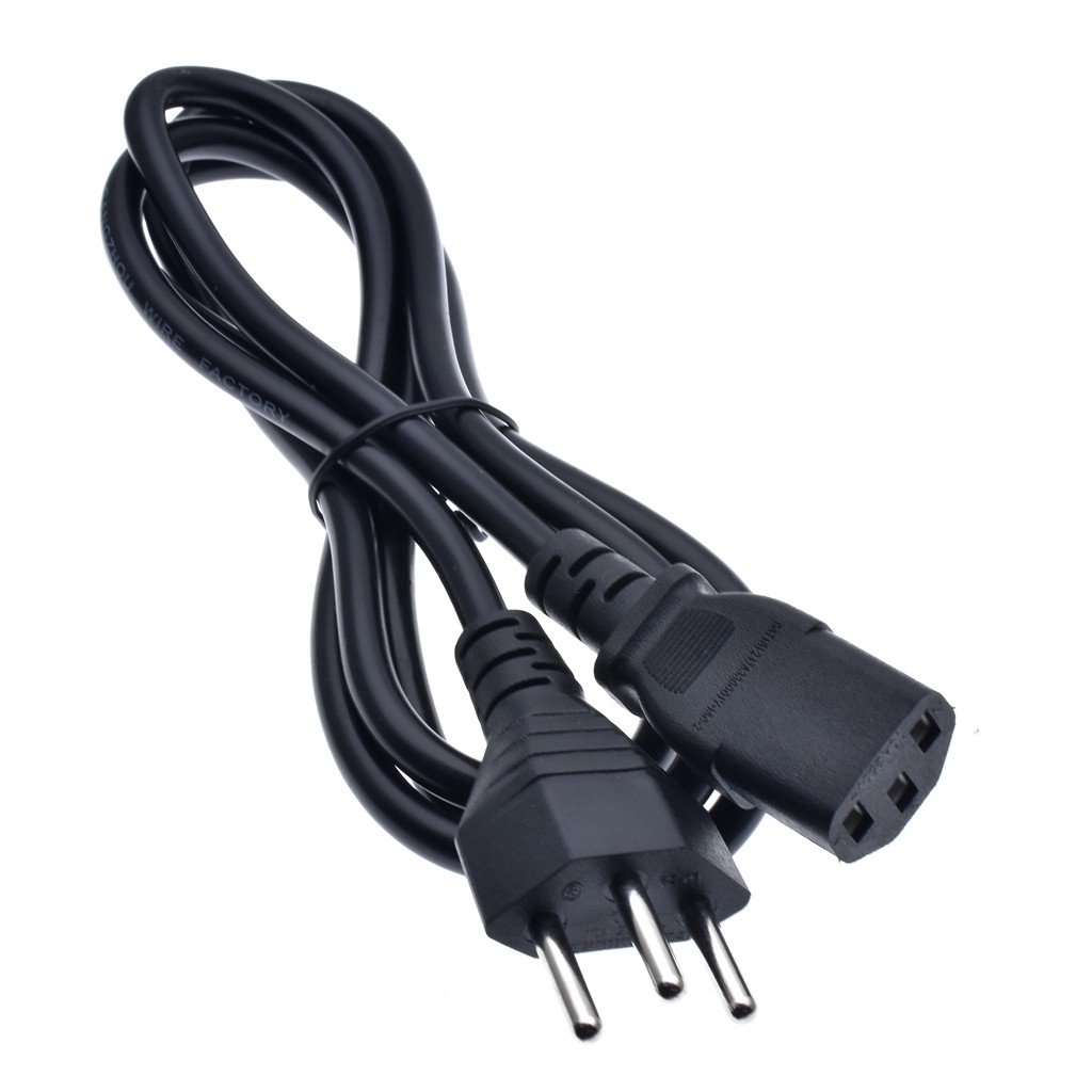 Swiss 3 Pin AC Power Cord SEV 1011 IEC C13 Power Cord IEC type J Switzerland T12 plug to IEC 320 C13
