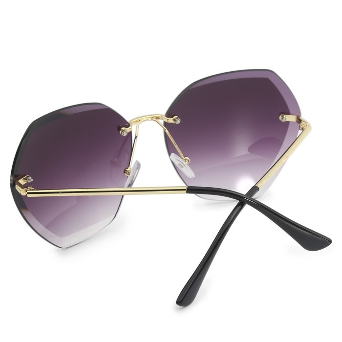 promo ✨ -Kacamata Fashion nita BITZEN BZ04 Hitam Anti UV Polarisasi Sunglass - Cokelat1