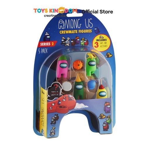 Toys Kingdom Among Us Set 5 Pcs Figure Crewmate Blister S2 Random Toys Kids Toy Figur Mainan Koleksi