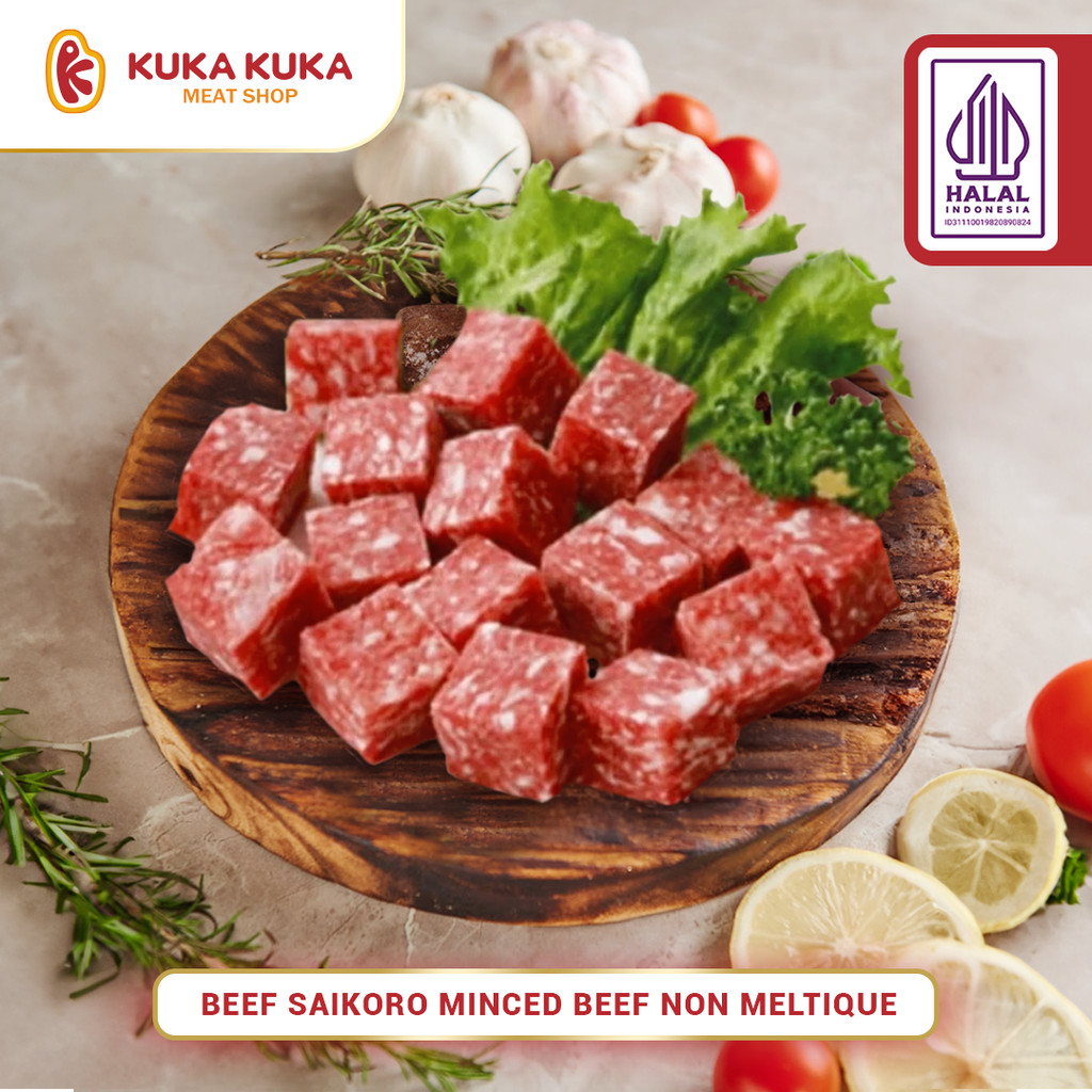 

Beef Saikoro Minced Beef NON MELTIQUE 250gr / 500gr / 1 Kg