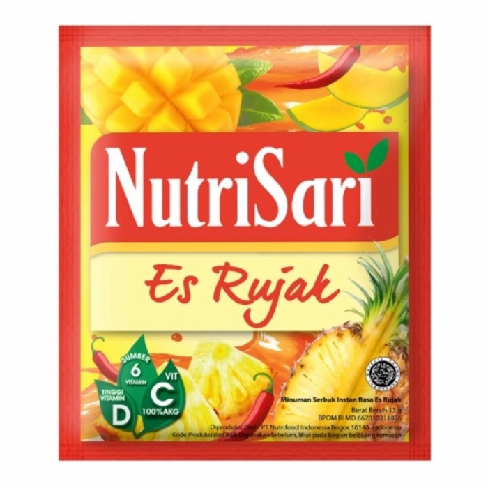 

Nutrisari Es Rujak Renceng Renteng (isi 10 Sachet)