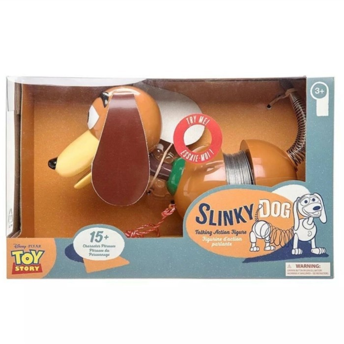 ✨Q.LnS✨ - READY toy story Slinky Dog Talking Action Figure original disney store misb