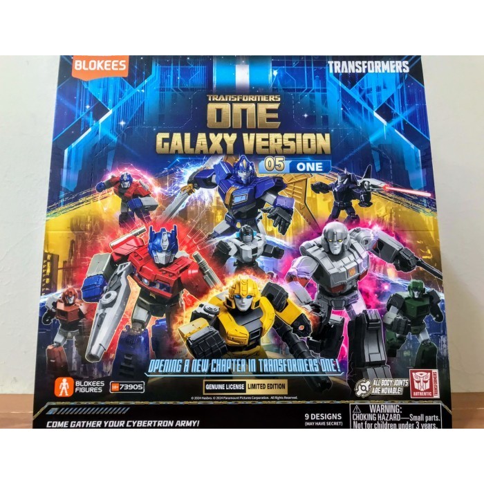 ✨Q.LnS✨ - PROMO hasbro Blokees Transformers Galaxy Version Wave 5 Transformers One figure BOXSET