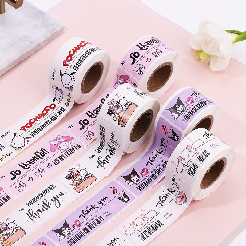 

⭐JOJU⭐ STICKER ROLL ISI 200 STICKER LUCU / STICKER SEALING MOTIF KARTUN LUCU / STICKER ROLL TAPE AESTHETIC