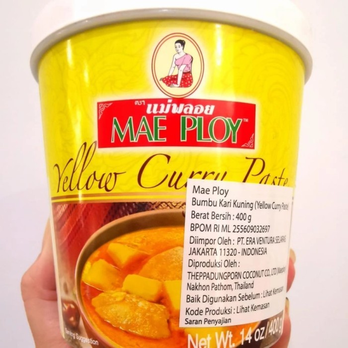 

Mae Ploy Yellow Curry Paste 400gr/ Bumbu Kari/ Bumbu Kare/ Thai Food