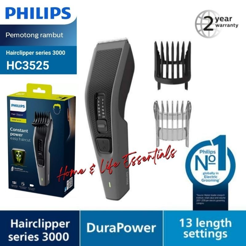 Philips Hair Clipper HC3525 Cukuran Rambut Philips HC 3525 Pencukur Rambut Philips Alat Cukur Rambut