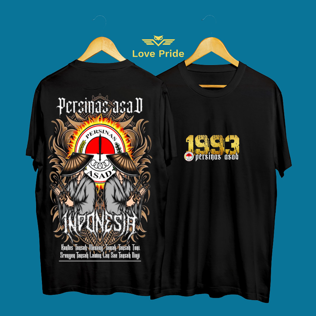 Kaos Tshirt Baju Distro Persinas Asad Pencak Silat Indonesia 1993 Premium Terbaru