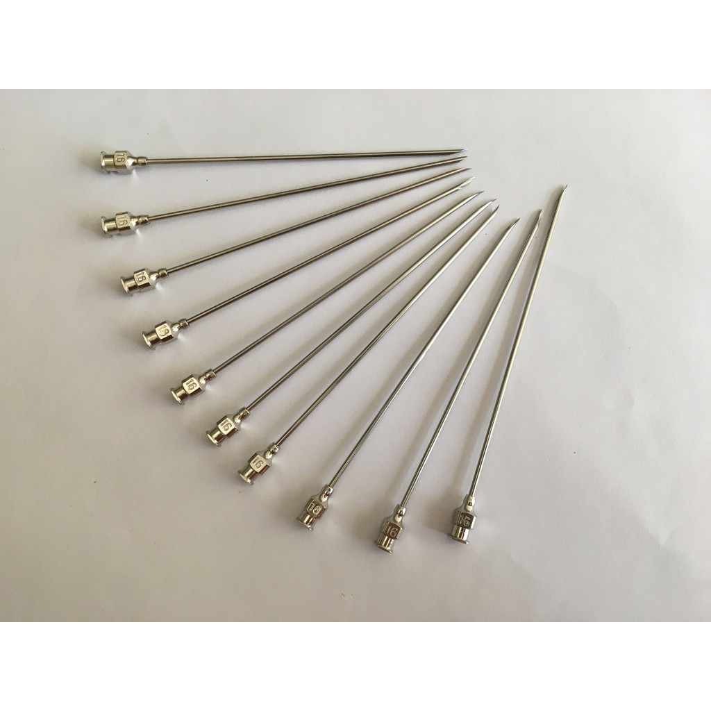 5pcs 1.2mm OD 18G 1.2x60/80/100/120/150/200/250/300mm Stainless Steel Syringe Needle Dispensing Need