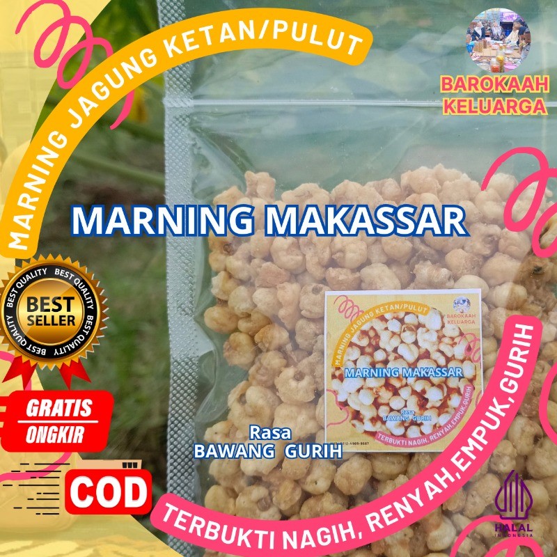 

MarnIng Super Premium kiloan Cocok buat Hidangan Tamu khas makassar 100 gr original PALING SPESIAL dan aseli dari jagung ketan/pulut