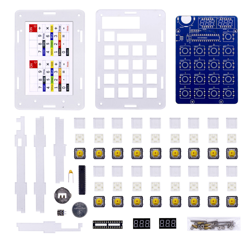 

Self made calculator DIY welding kit 51 single-chip microcomputer computer teaching and training experiment electronic exercise