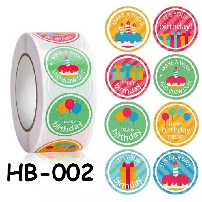 

METH 500 PCS LABEL STICKER CUTE NATAL IMLEK CAFE MARRY CHRISTMAS HBD - HB002