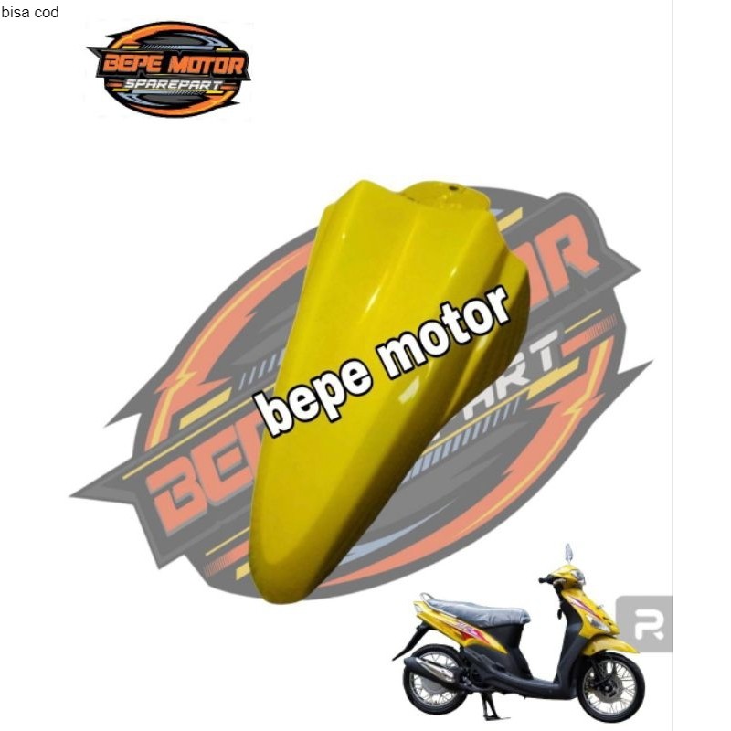 SPAKBOR DEPAN MOTOR MIO SPORTY MIO LAMA WARNA KUNING-SPAKBOR YAMAHA MIO SPORTY MIO 5TL WARNA KUNING