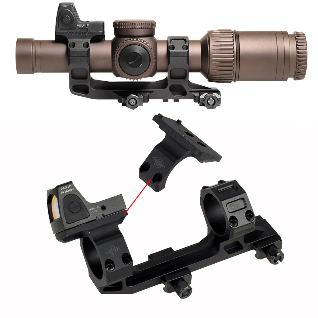 Tactical GEISSELE SUPER PERCISION AR15 Scope Mount 25.4mm 30mm Rings With ROF-45/90 For  RMR Red Dot