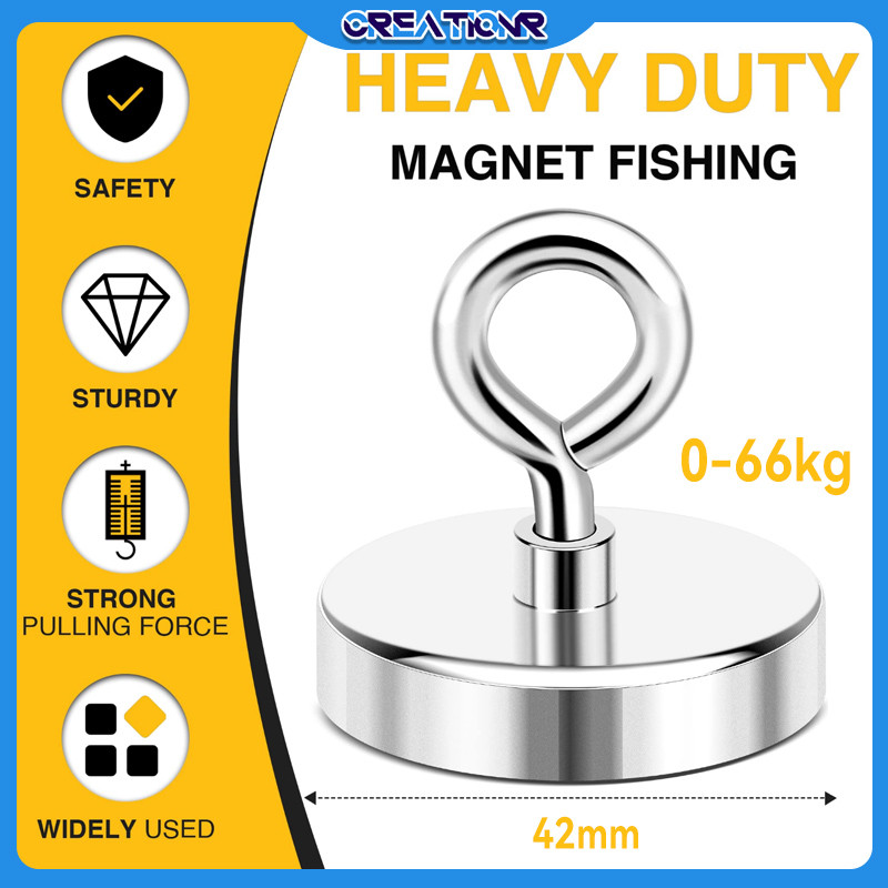 42mm Magnet Neodymium/66kg Magnet Kuat/magnet Neodymium Besar/magnet Super Kuat/neodymium Magnet/mag