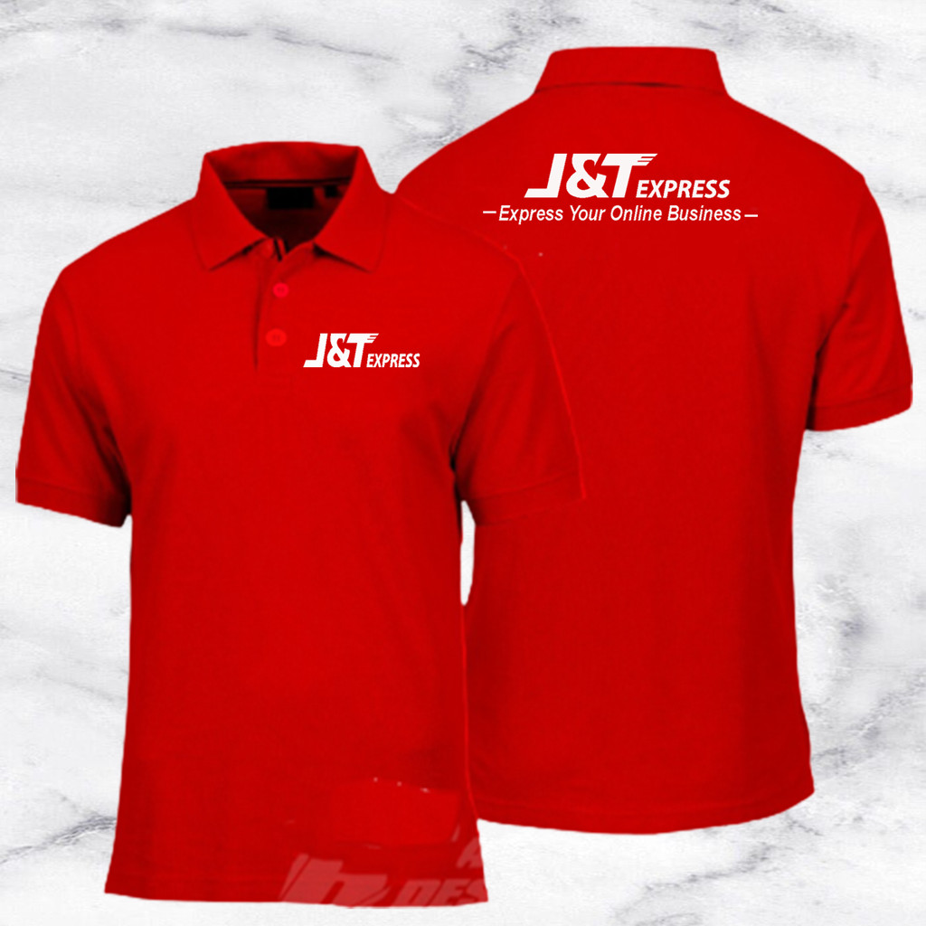 TERBARU Terbaru Baju Kaos Polo shirt Berkerah JNT Express Lengan Pendek Pria Dan Wanita Dewasa BAJU 