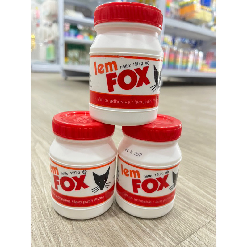 

Lem Fox Putih Lem PVAc Botol 150 Gram - AMR