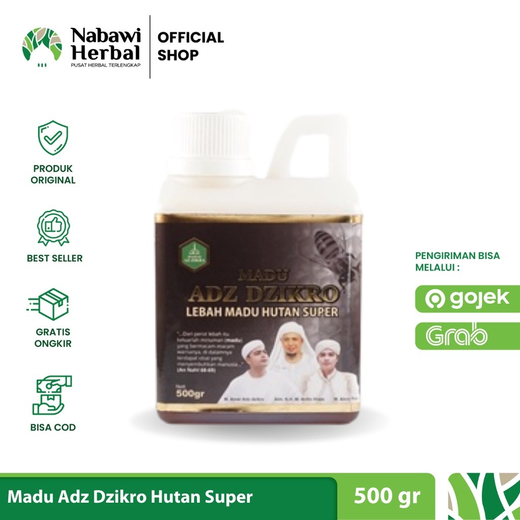 

ADZ DZIKRO - Madu Adz Dzikro Hutan Super 500gram | MajaHerbal