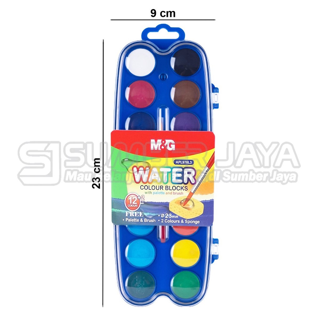 

Cat Air Solid Watercolor Alat Melukis M&G APL976L3/ APL976L4/ APL976L5