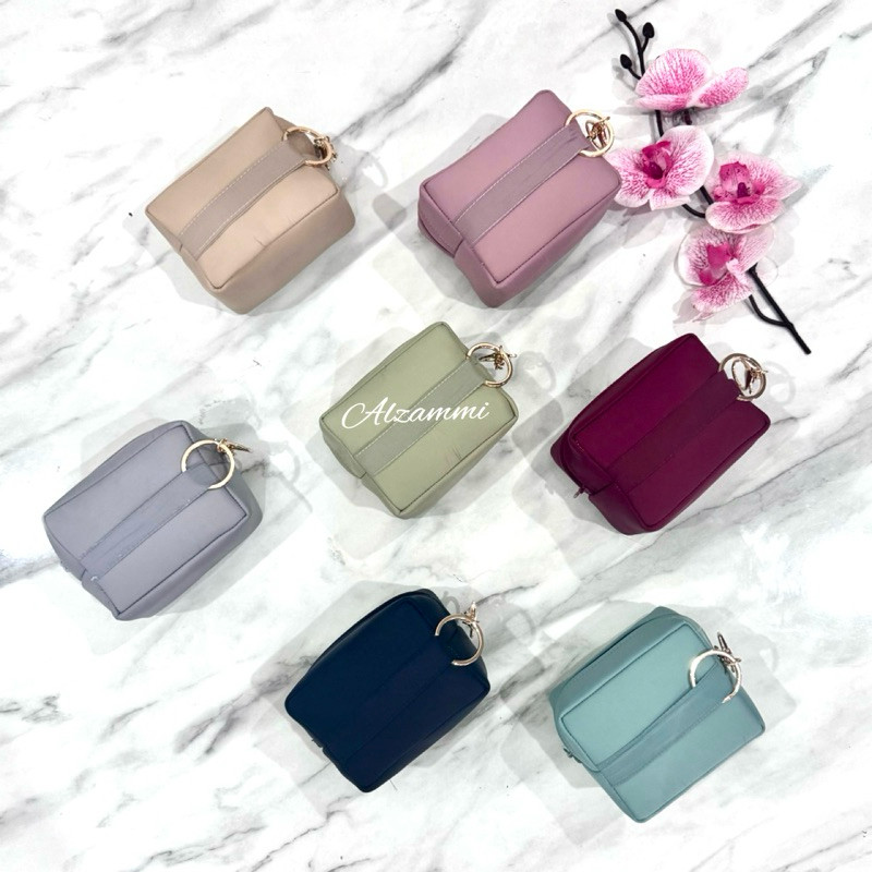 Mukena Siddiq - Mukena Treveling Mini Parasut Korea Siera Series Tas Mewah