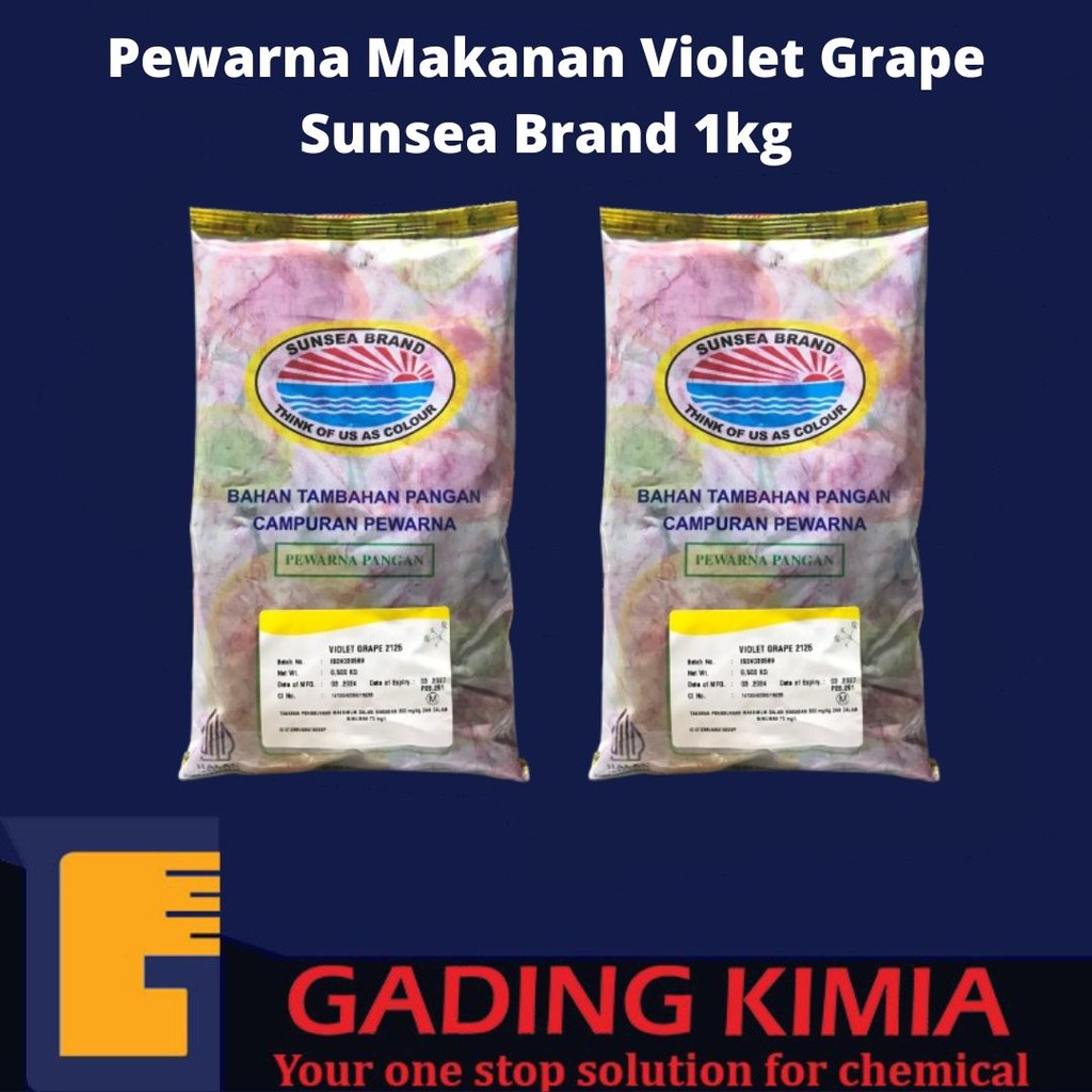

Pewarna Violet Grape / Ungu 2125 Sunsea Brand 1kg