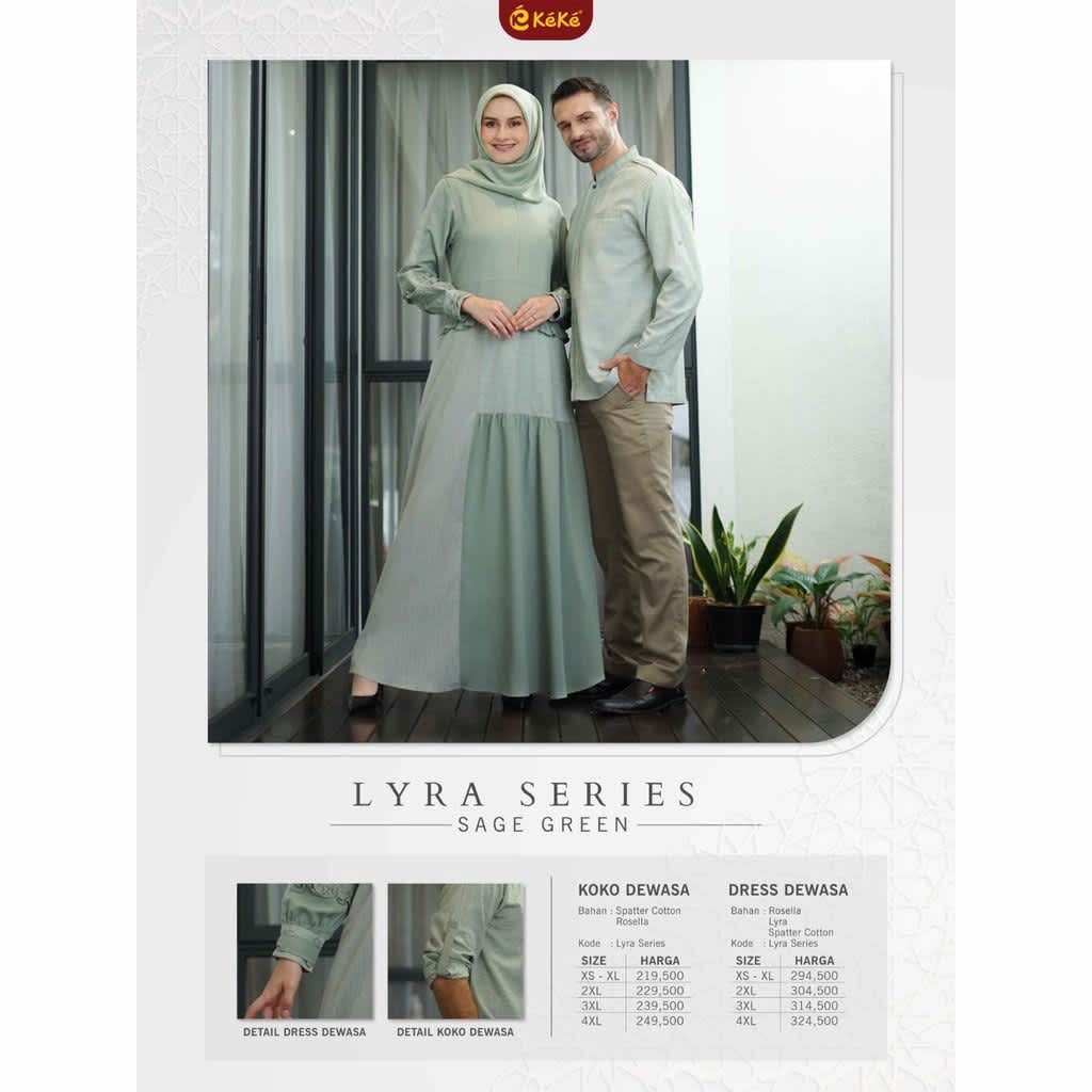 GAMIS KEKE GDK SR LYRA SERIES SAGE GREEN