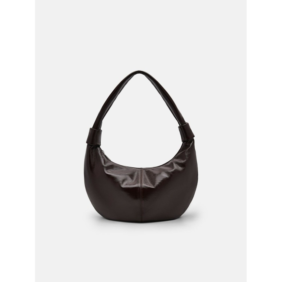 PEDRO ORIGINAL STORE 100% - Icon Leather Hobo Bag - Dark Brown
